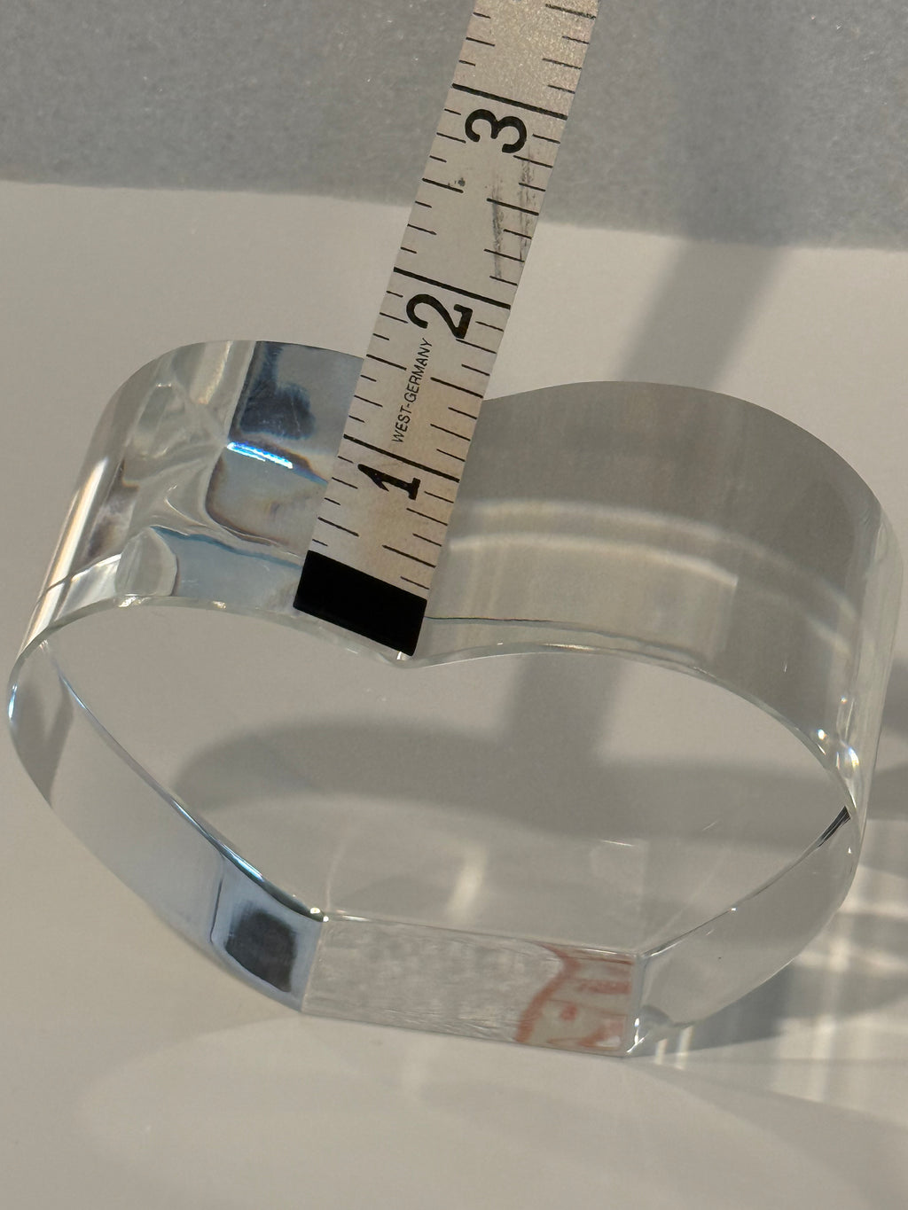 Small 3D Crystal Heart