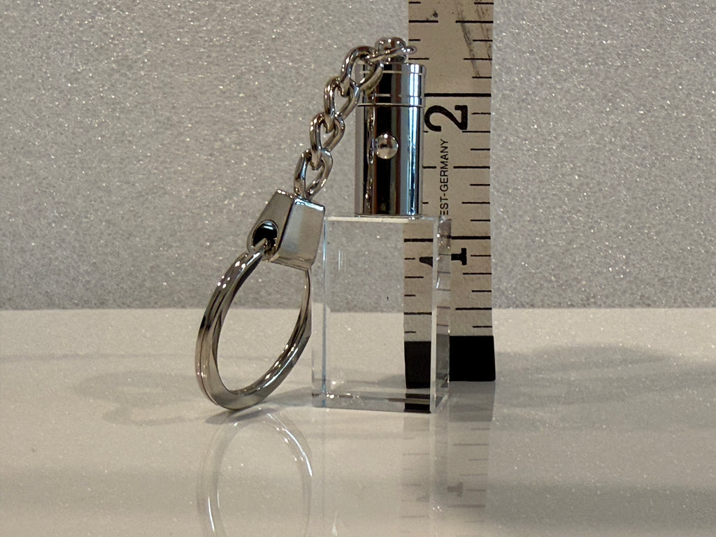 Custom 3D Crystal Keychain (LED Light Up)