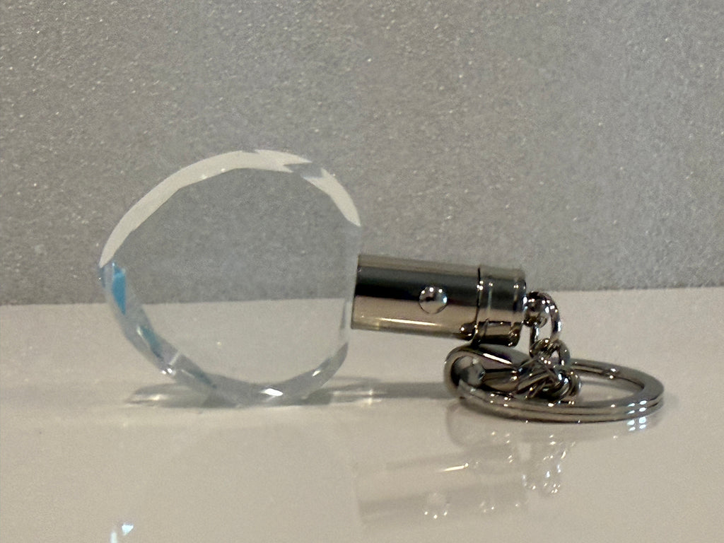 Custom 3D Crystal Keychain (LED Light Up)