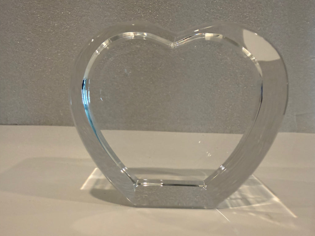 Small 3D Crystal Heart