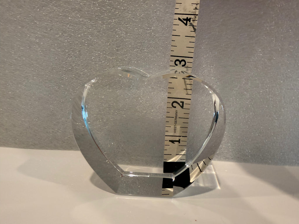 Small 3D Crystal Heart