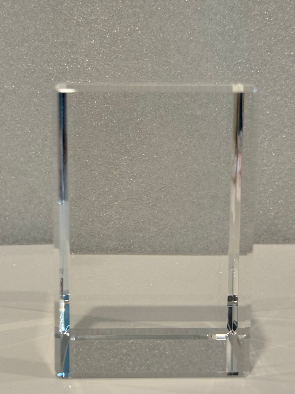 The Faceted Collection: "Prism" Precision-Cut Crystal Block