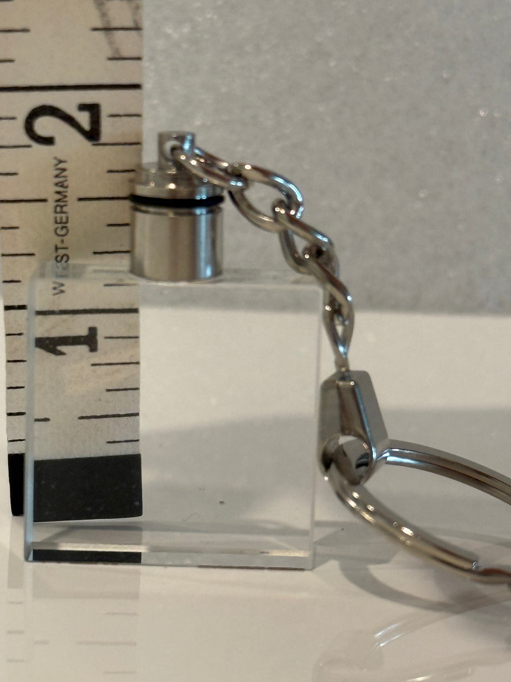 Custom 3D Crystal Keychain (LED Light Up)