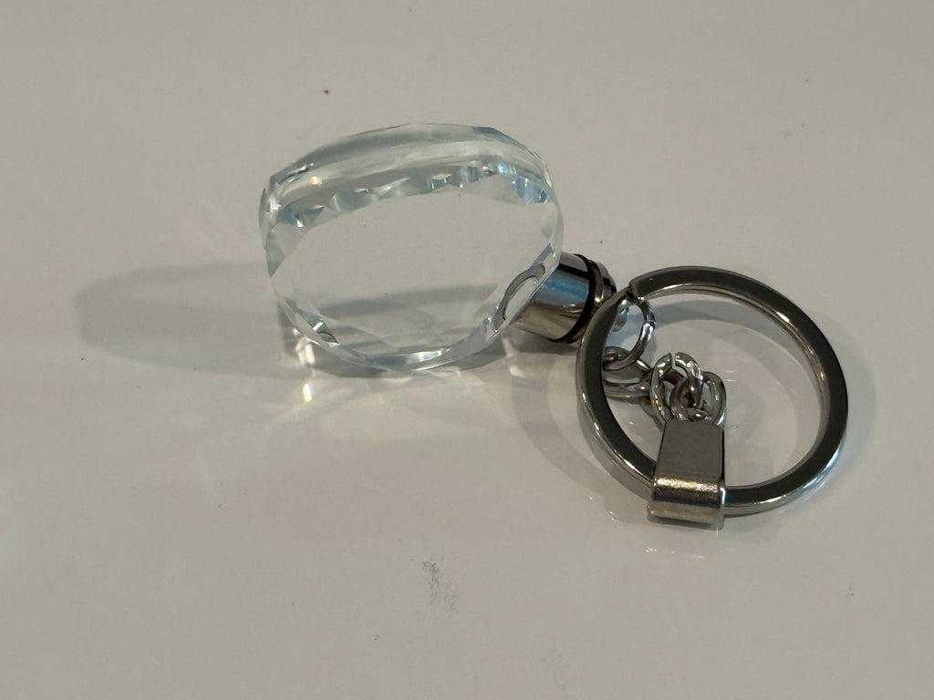 Custom 3D Crystal Keychain (LED Light Up)