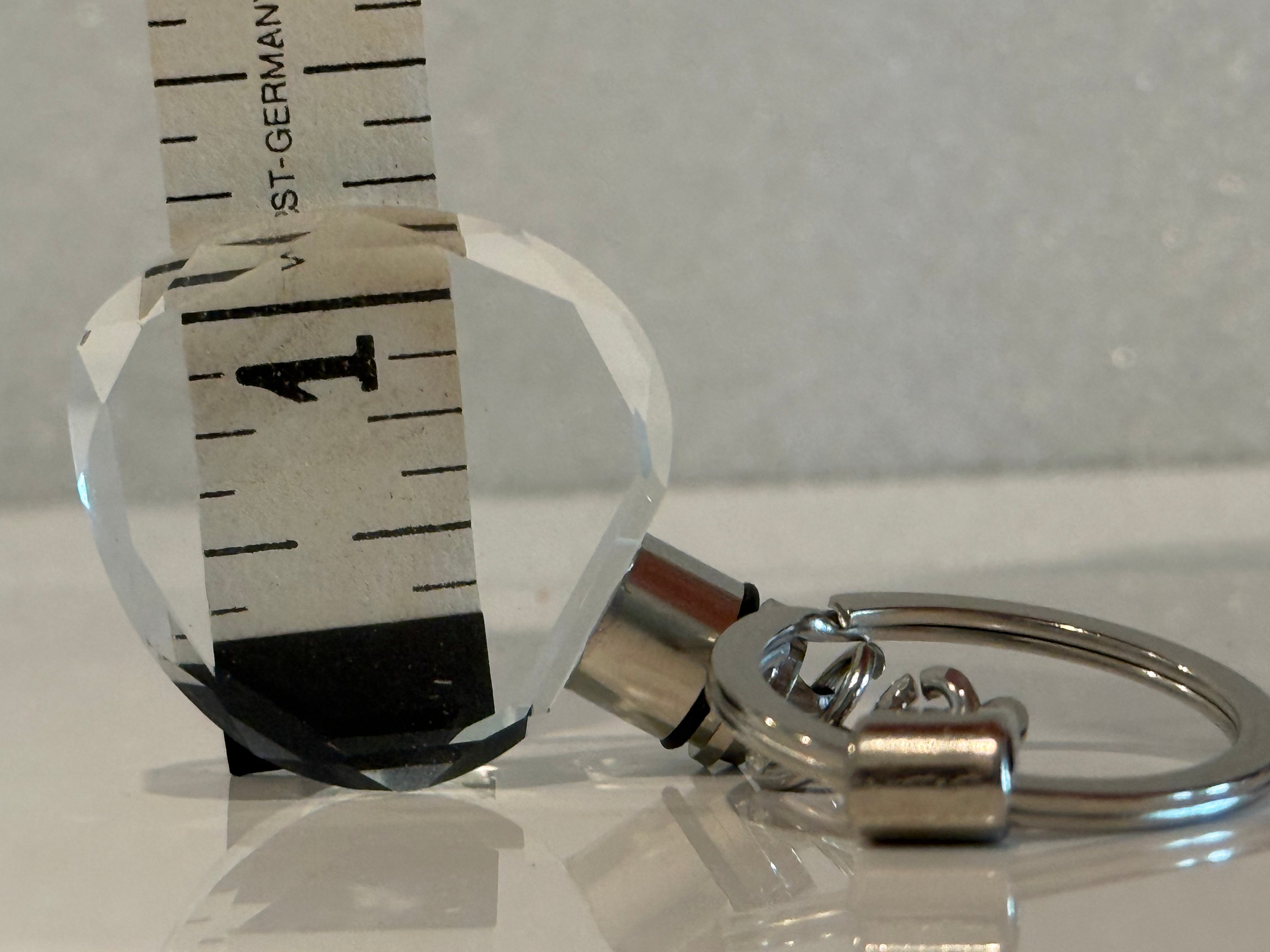 Custom 3D Crystal Keychain (LED Light Up)