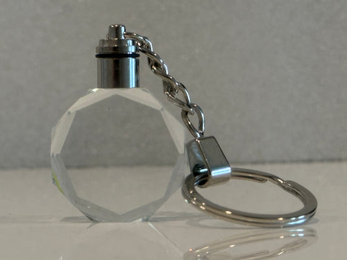Custom 3D Crystal Keychain (LED Light Up)