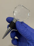 Custom Engraved Precision-Cut Crystal Bottle Stopper
