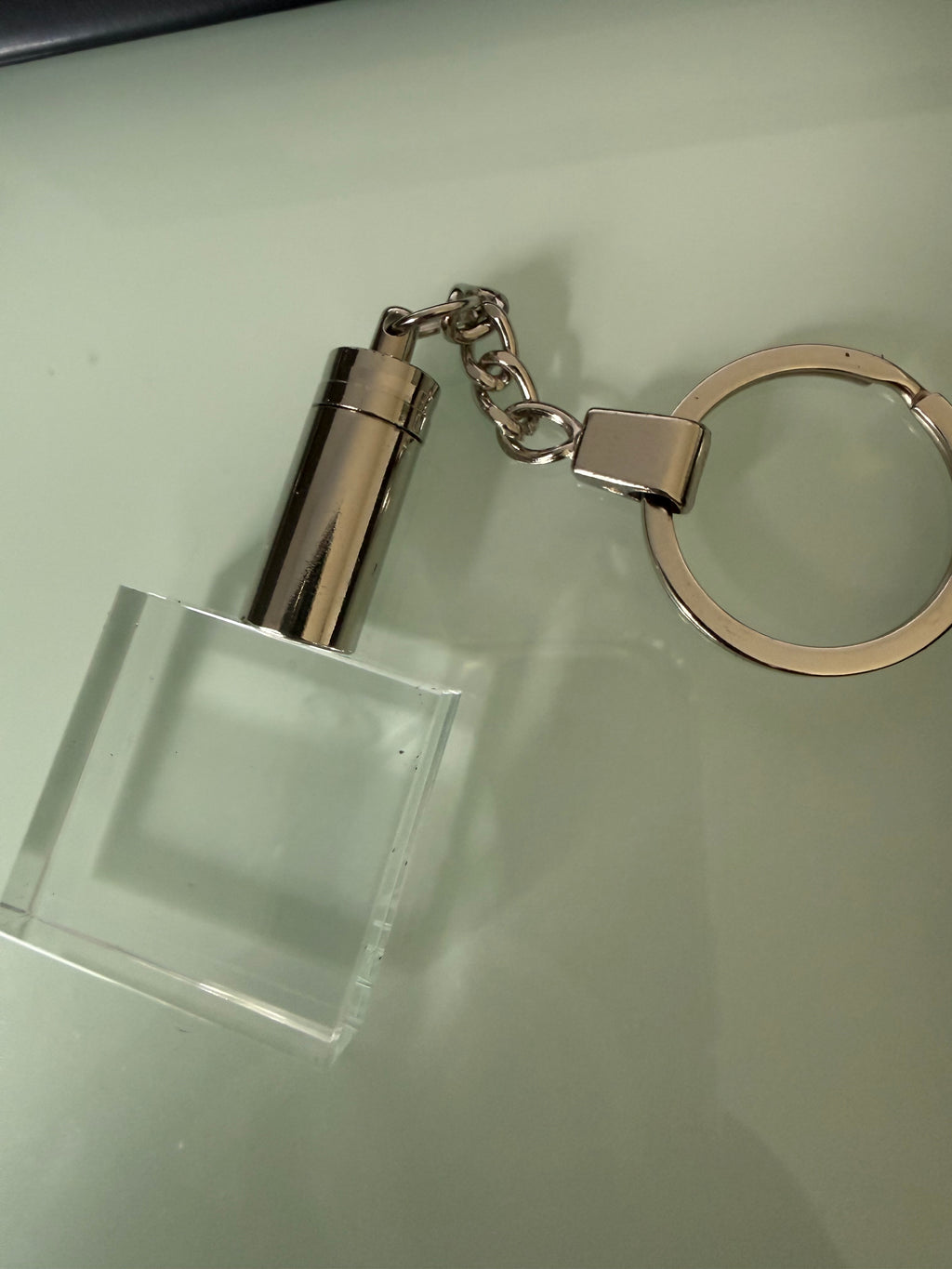Custom 3D Crystal Keychain (LED Light Up)