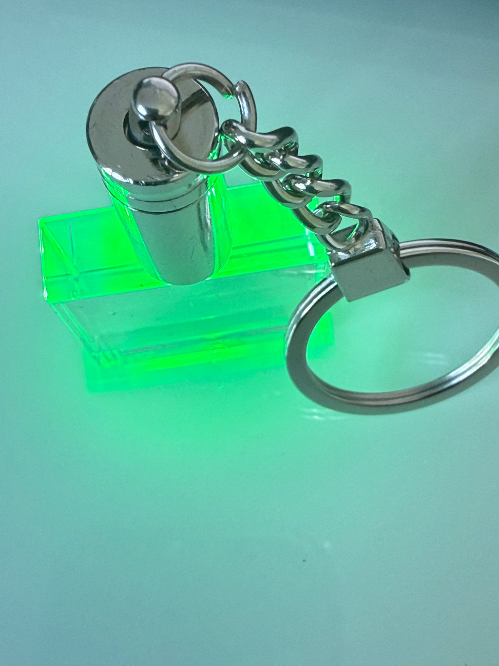 Custom 3D Crystal Keychain (LED Light Up)