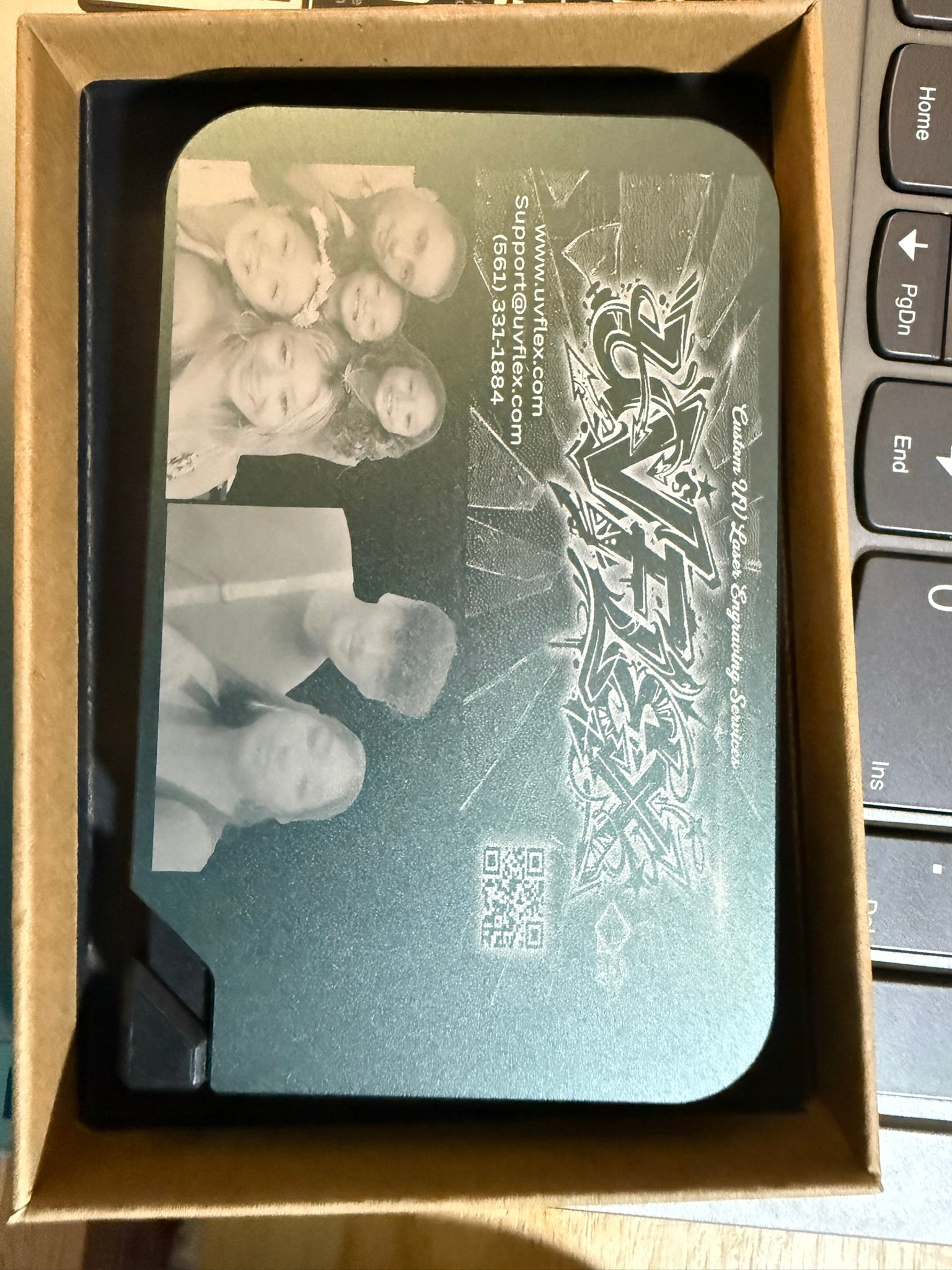 Custom Engraved Minimalist RFID Pop-Up MagSafe Wallet (Slim Aluminum)